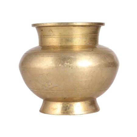 Shiny Handmade Water Pot Lota for Pooja